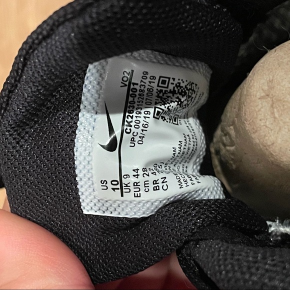 Air Force 1 Low Gore-Tex black/Gum Size 10 Deadstock new without box DS - Picture 5 of 5